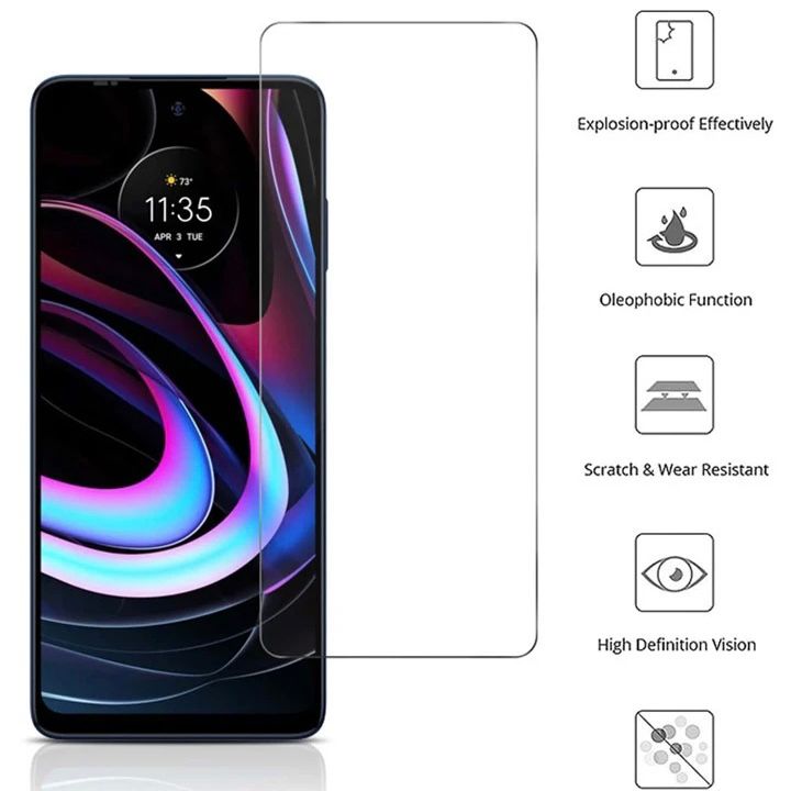 MOTOROLA MICA DE CRISTAL TRANSPARENTE PLANA