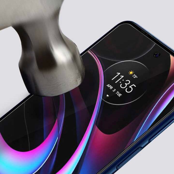 MOTOROLA MICA DE CRISTAL TRANSPARENTE PLANA