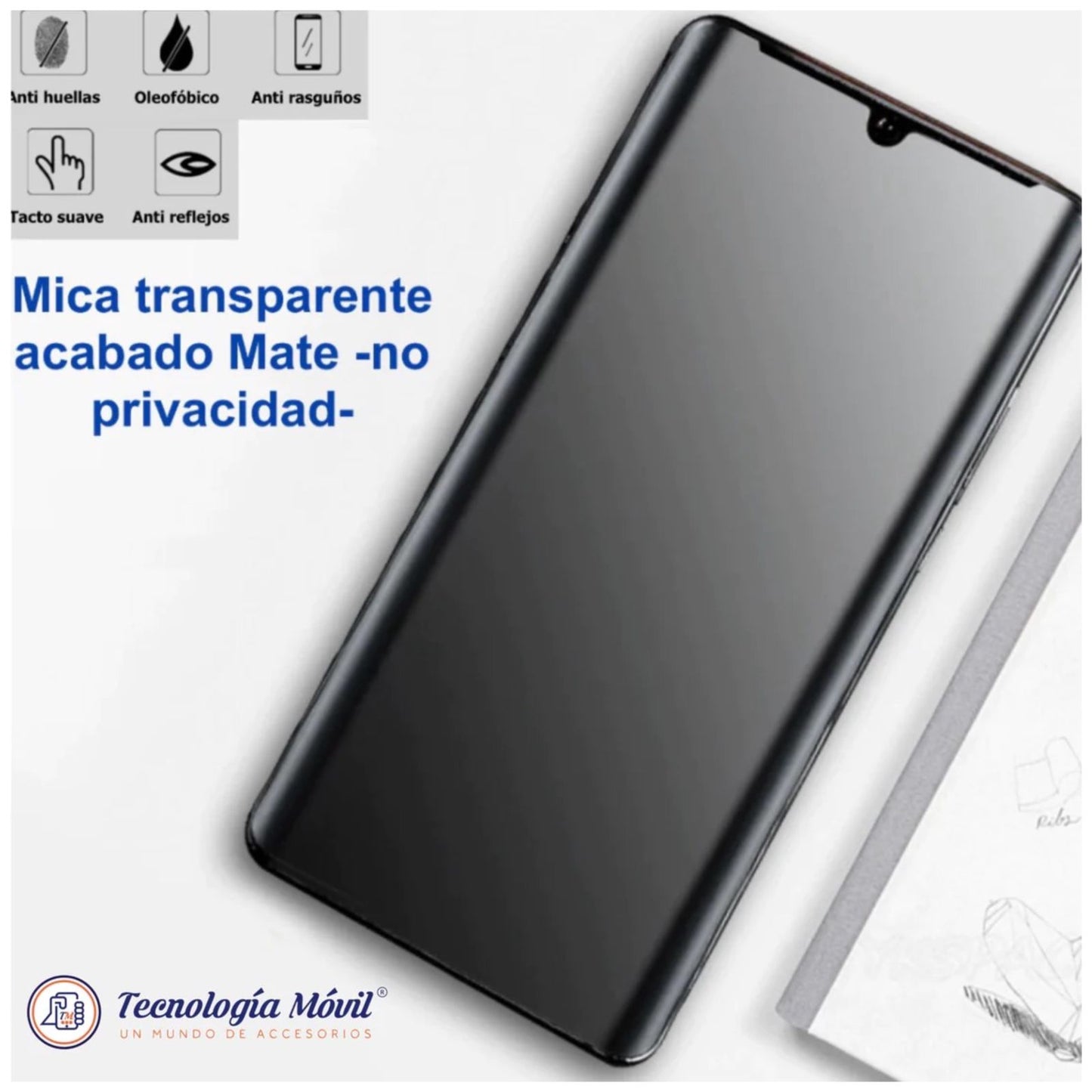 IPHONE MICA DE HIDROGEL MATTE