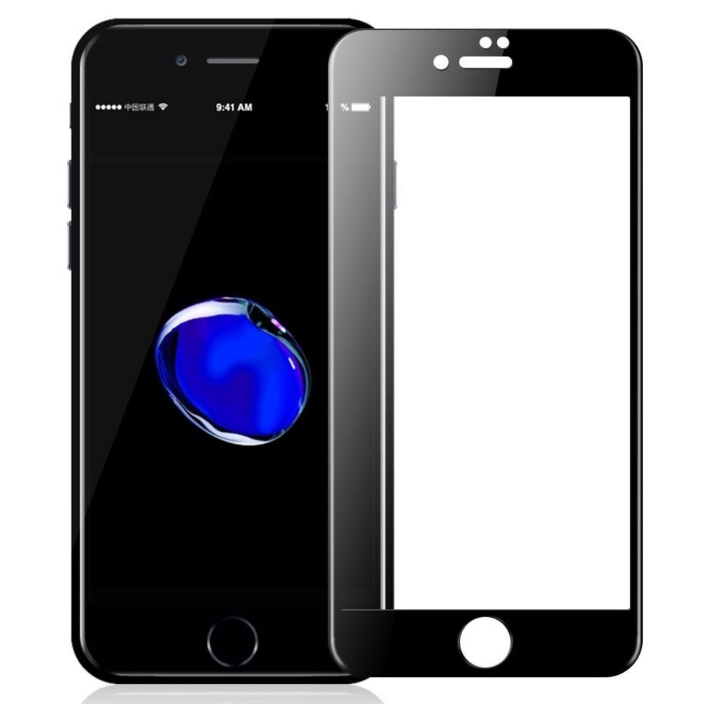 IPHONE MICA DE CRISTAL COMPLETA 9D