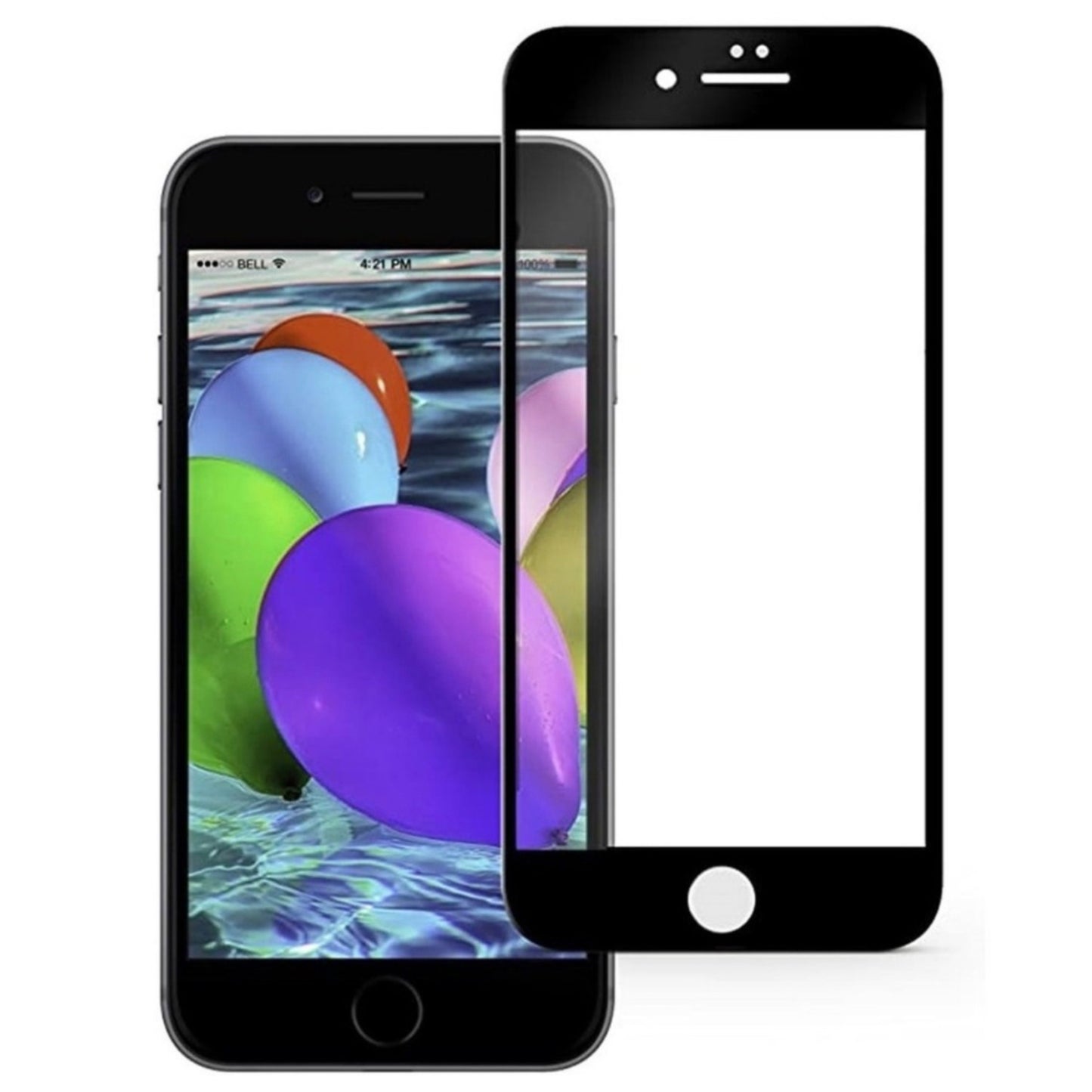 IPHONE MICA DE CRISTAL COMPLETA 9D