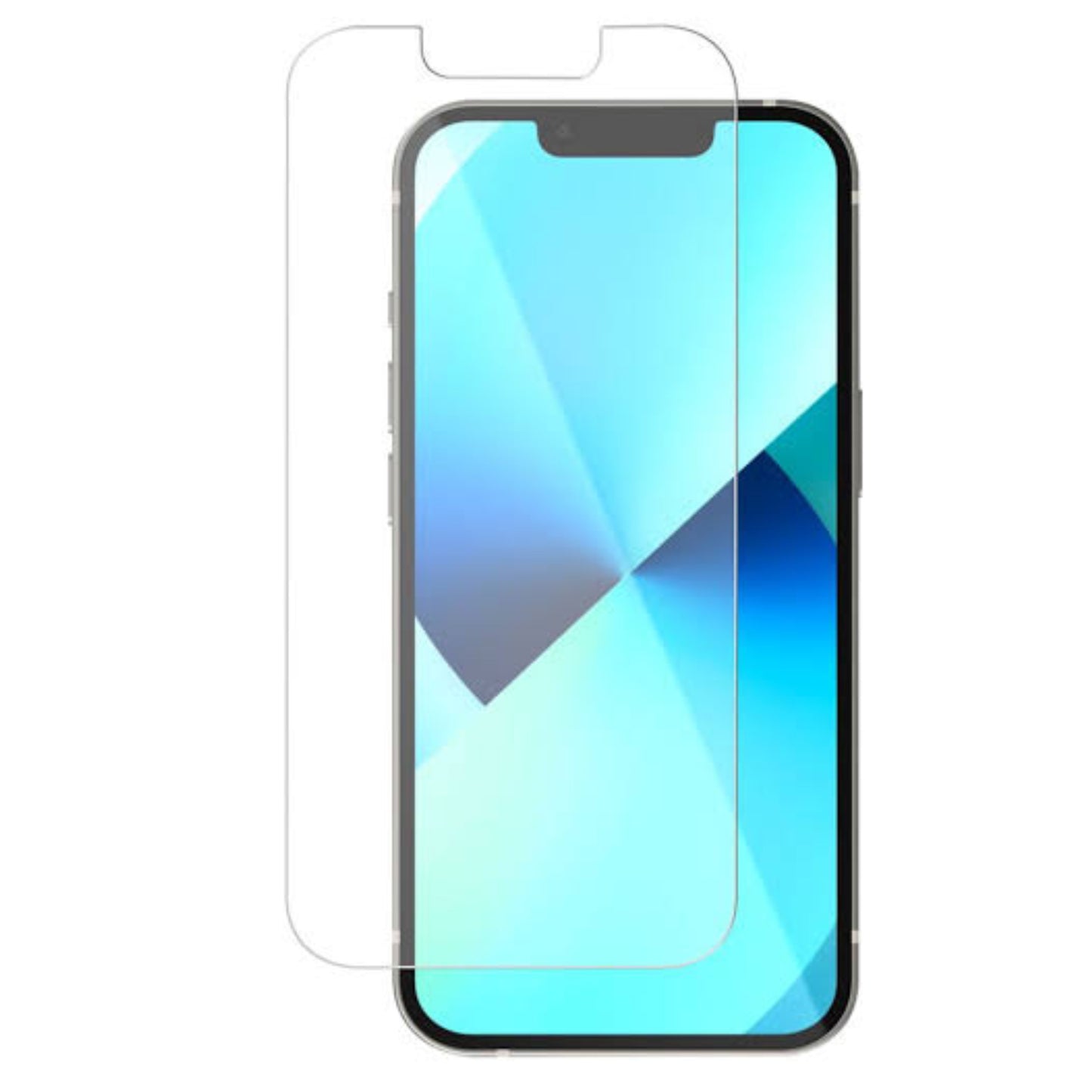 IPHONE MICA DE CRISTAL TRANSPARENTE PLANA
