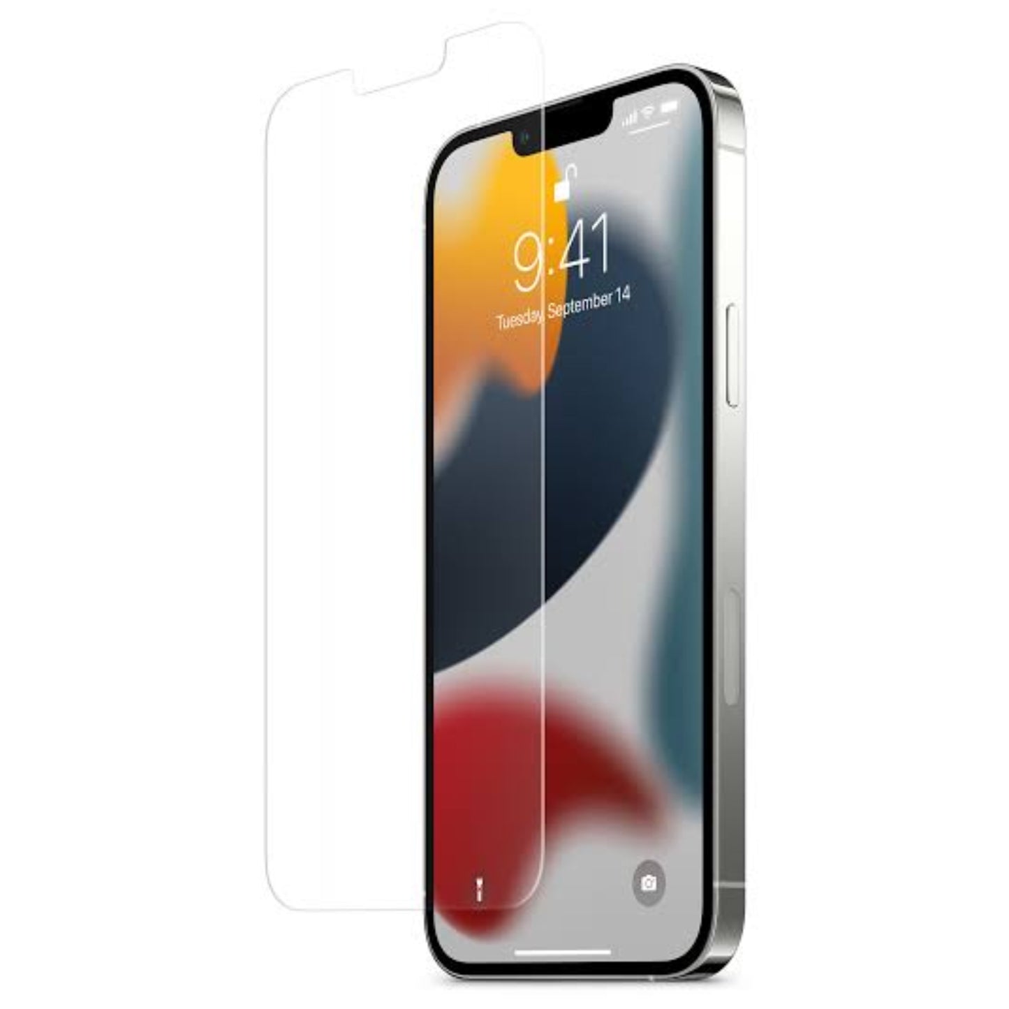 IPHONE MICA DE CRISTAL TRANSPARENTE PLANA