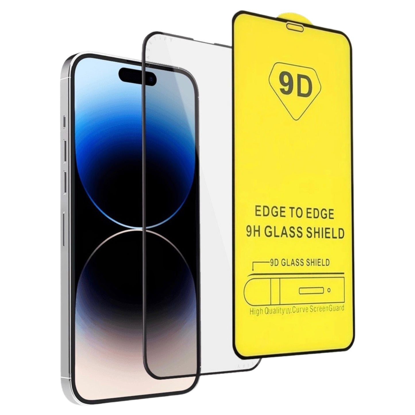 IPHONE MICA DE CRISTAL COMPLETA 9D