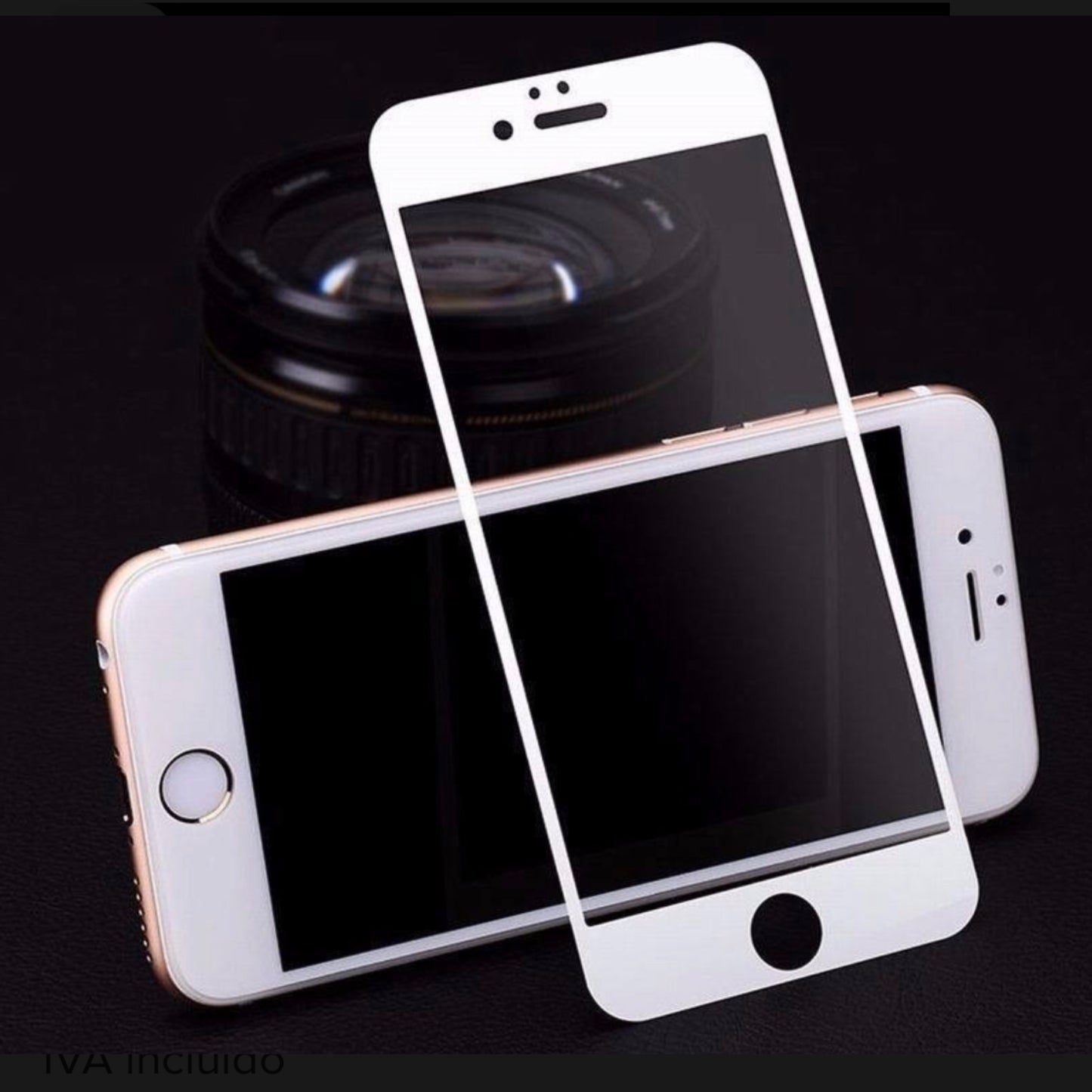 IPHONE MICA DE CRISTAL COMPLETA 9D