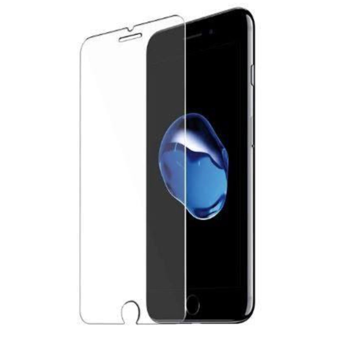 IPHONE MICA DE CRISTAL TRANSPARENTE PLANA