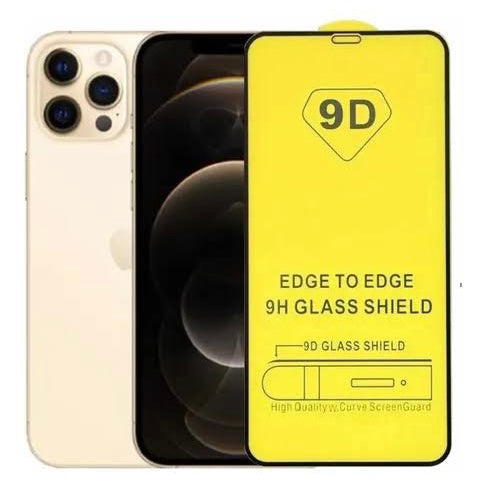 IPHONE MICA DE CRISTAL COMPLETA 9D