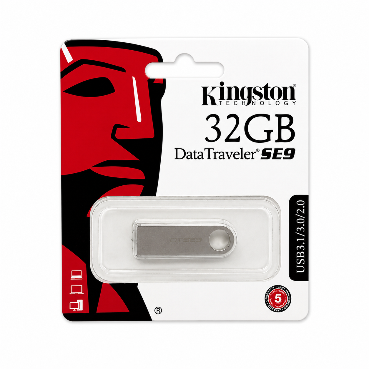Memoria USB Kingston DataTraveler SE9 32GB – USB 3.1 Alta Velocidad