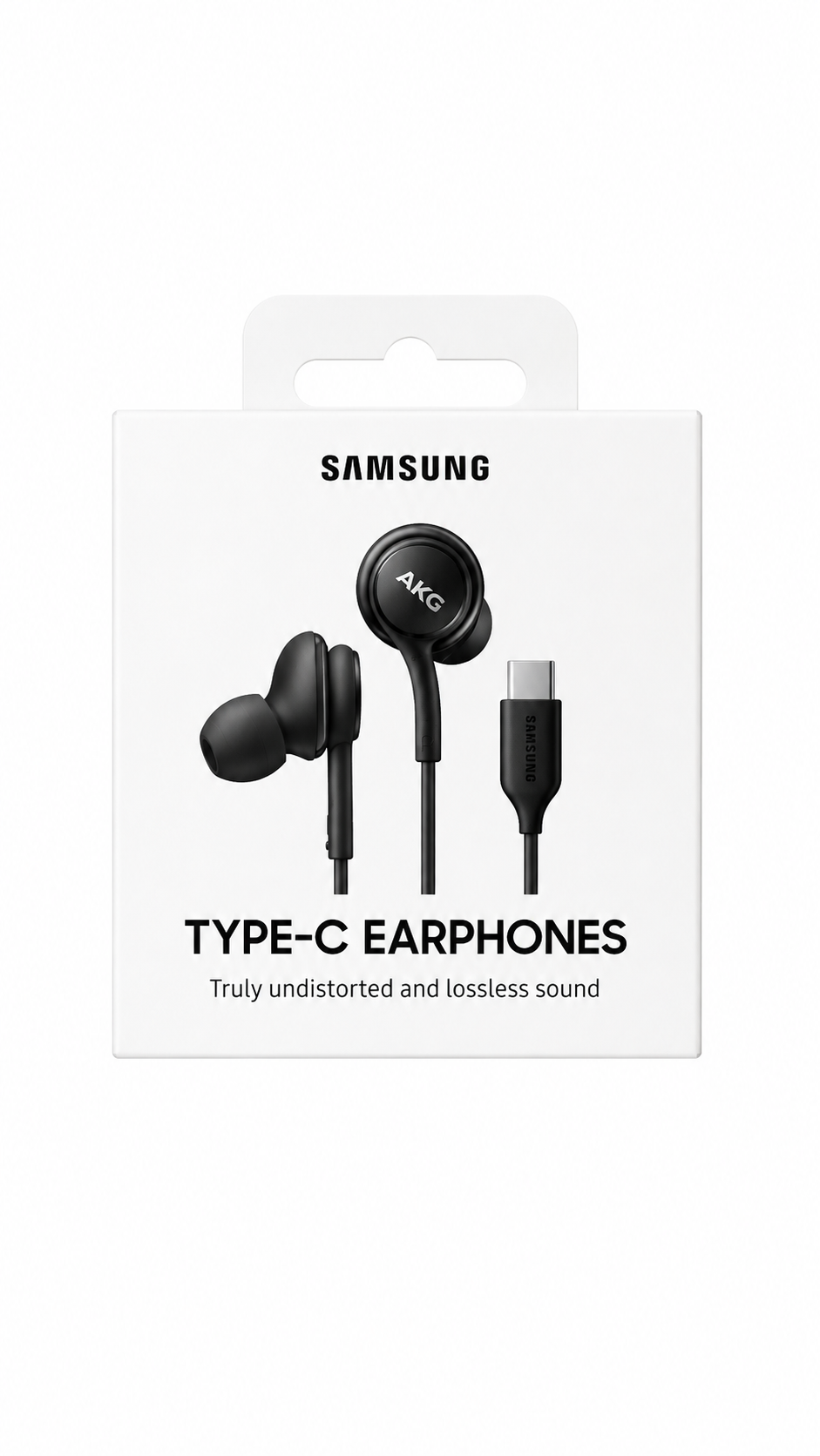 Audífonos Samsung AKG Tipo C Negro vista detalle