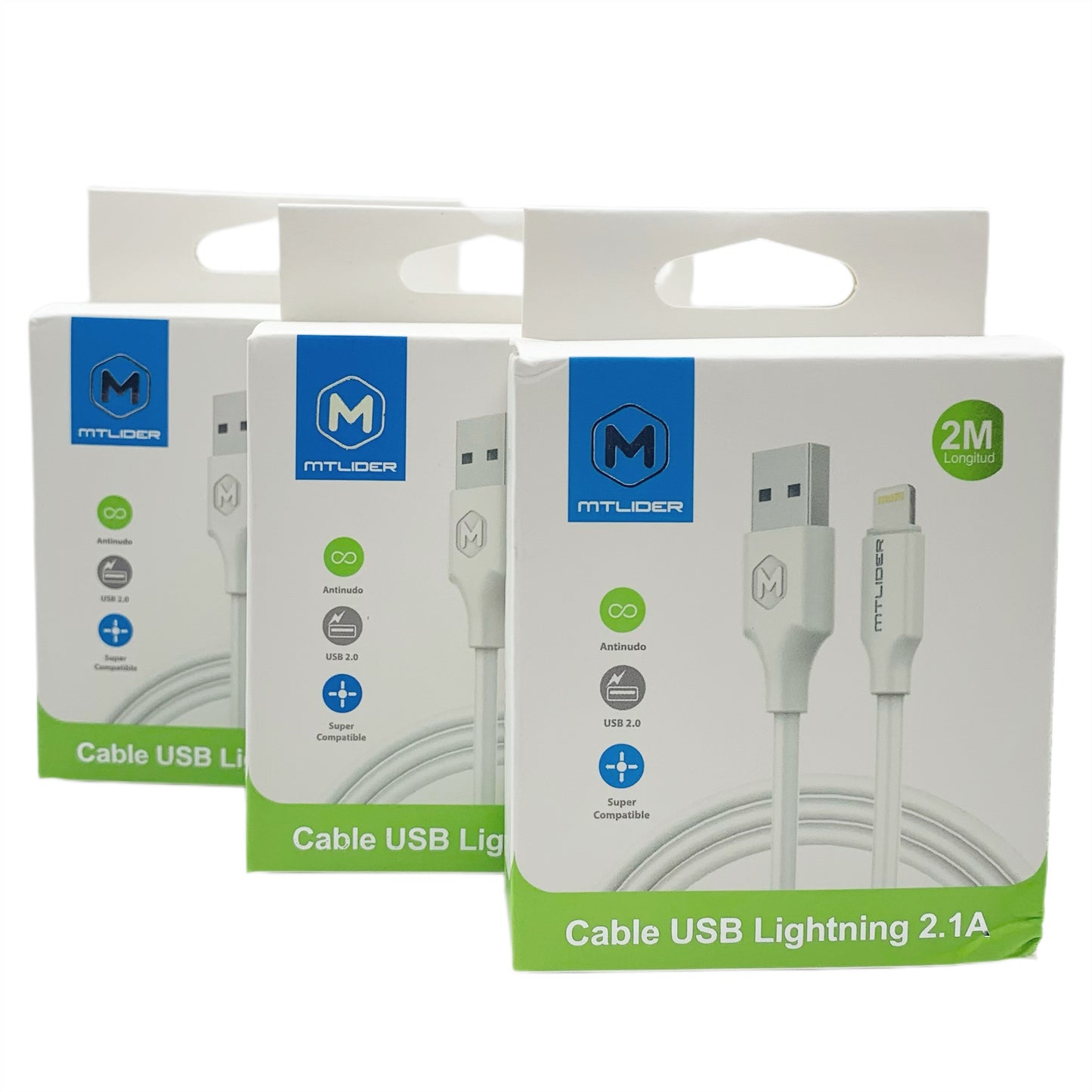 MTLIDER CABLE IPHONE 2M