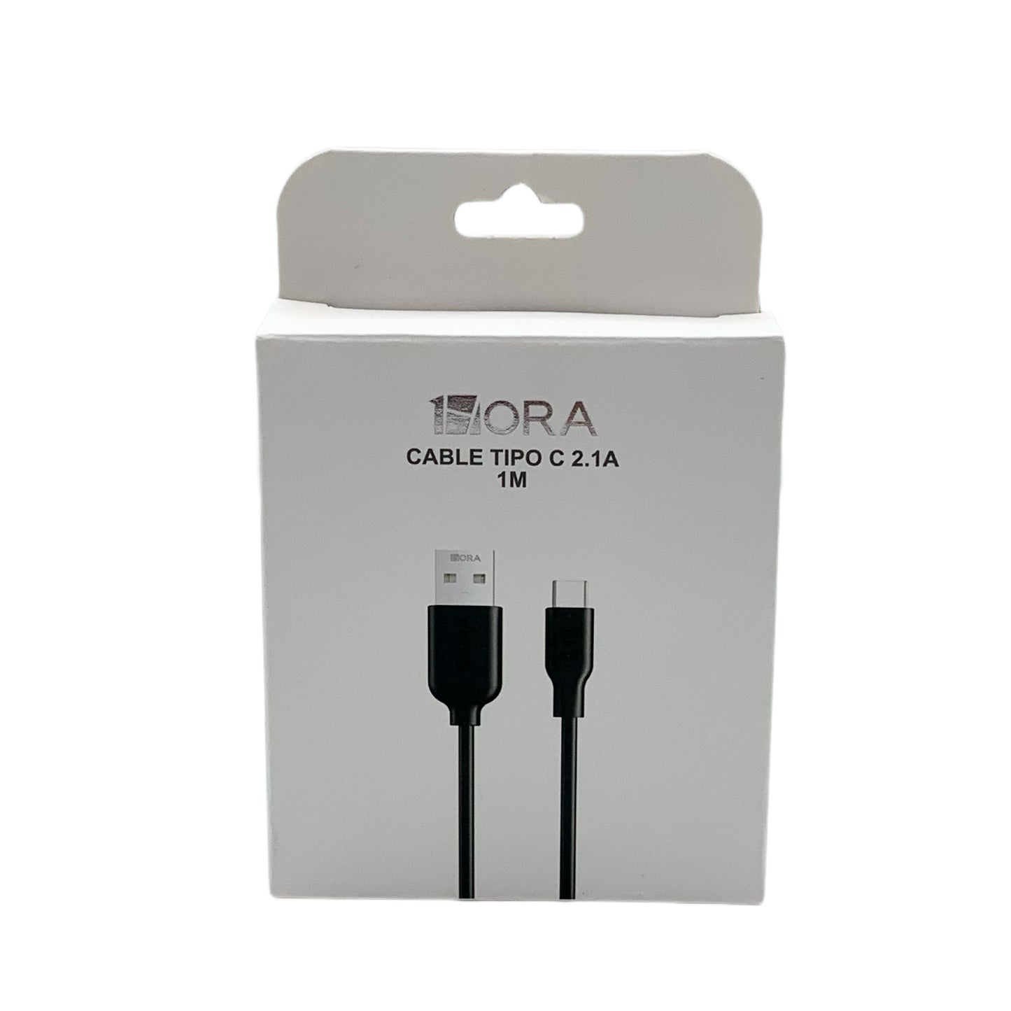 1HORA CABLE TIPO C 2.1A 1M