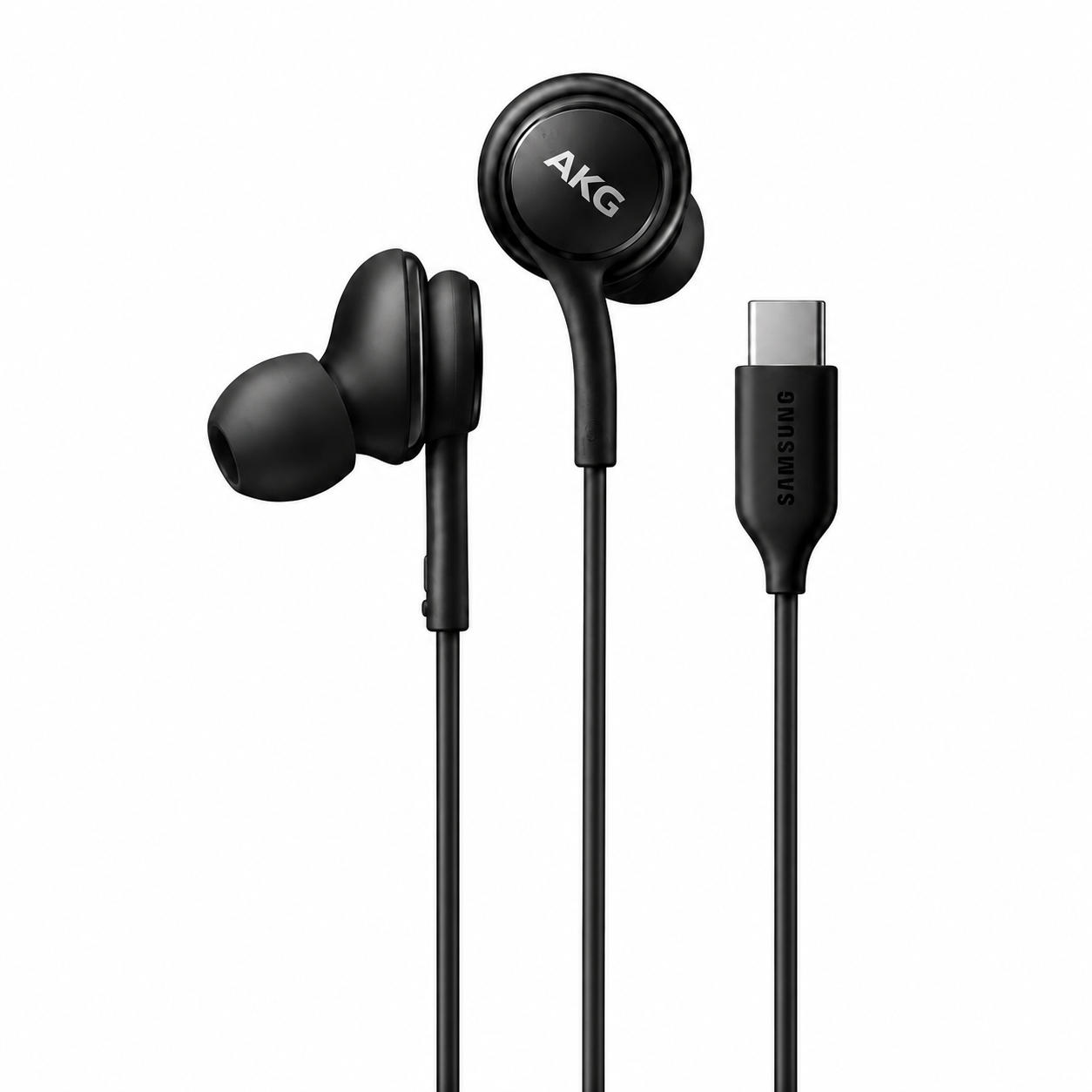 Audífonos Samsung AKG Tipo C conectados a smartphone Samsung
