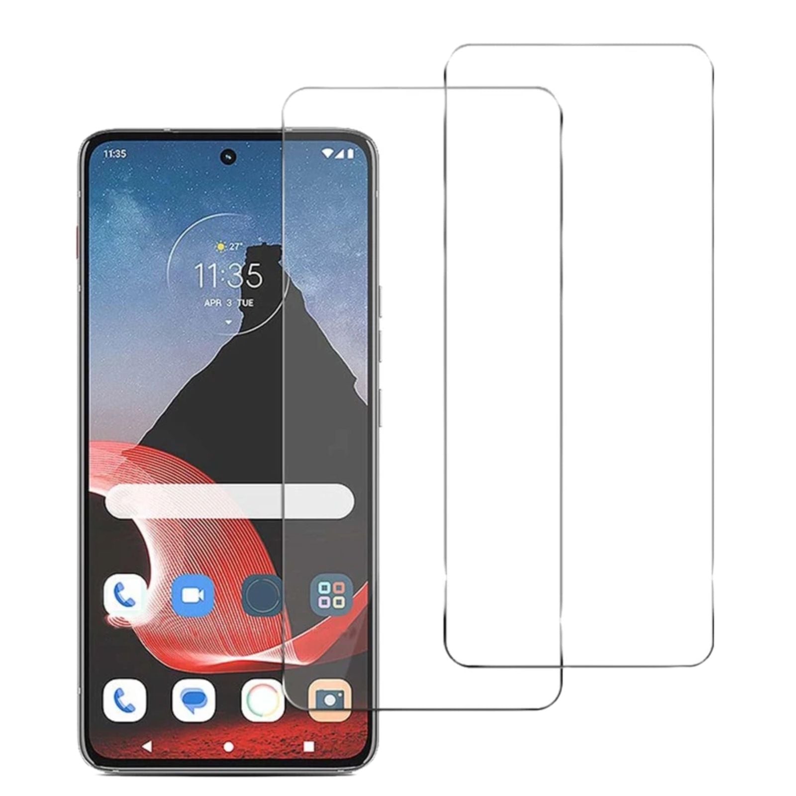 MOTOROLA MICA DE CRISTAL TRANSPARENTE PLANA