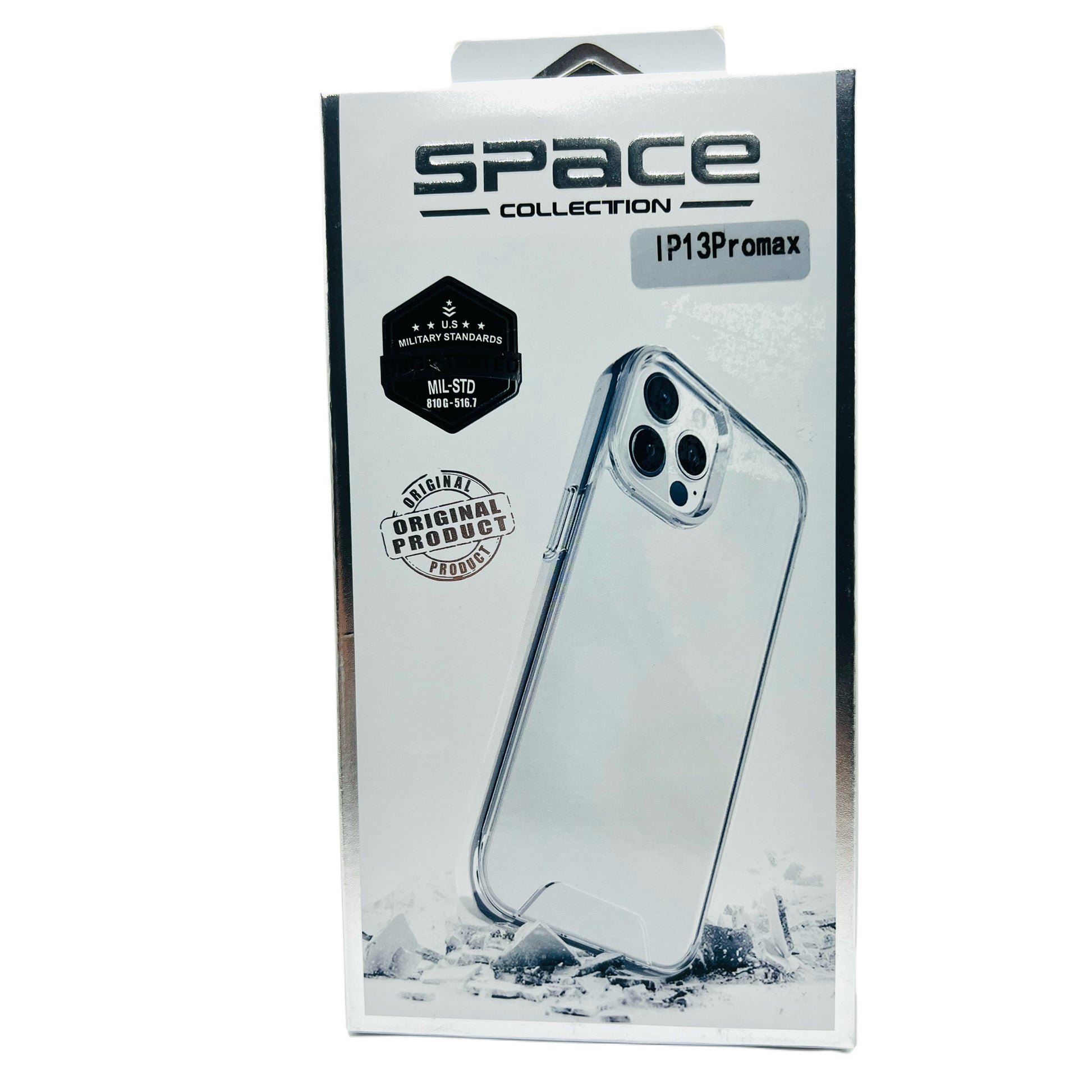 Case Space + Protector de Pantalla + Mica para Cámara para iPhone