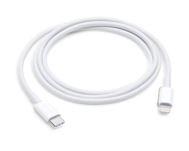 APPLE CABLE CARGADOR USB-C A LIGHTNING (1M)